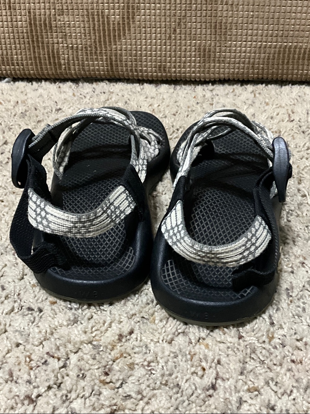 Chaco Black Sandals with White Speckled Straps - Picture 7 of 12